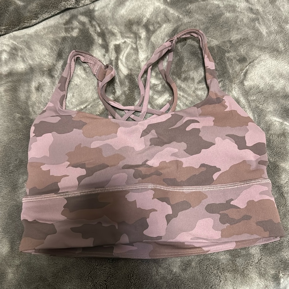 Lulu lemon longline sports bra size 8